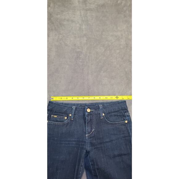 Joes Sz 25 Womens Boot Cut Jeans Blue Stretch Dark Wash Honey Fit Denim Ca17-56 - Picture 4 of 9